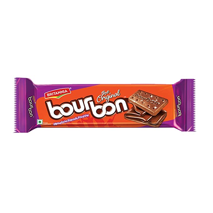 Britannia Bourbon Chocolate Biscuit Pouch,150g